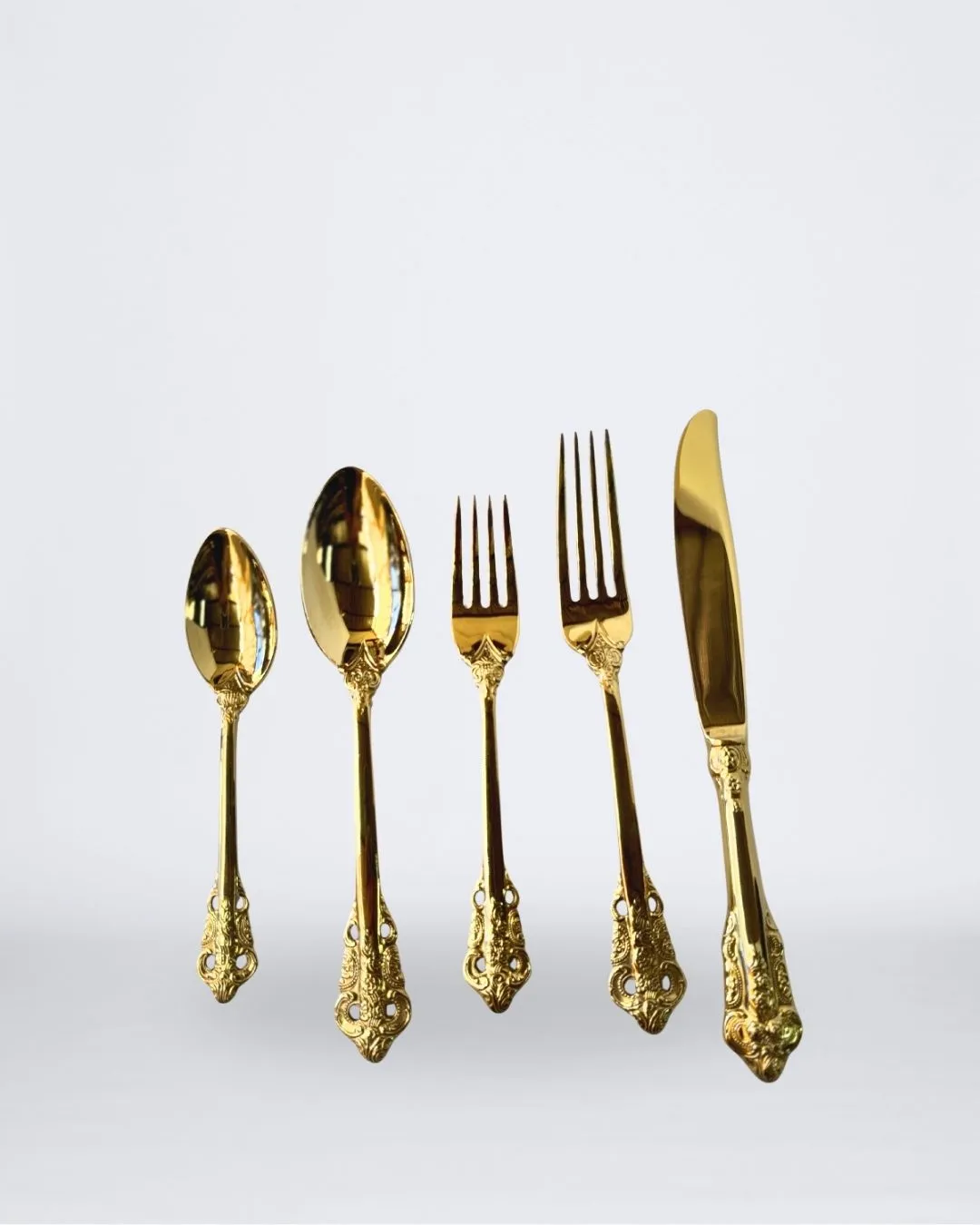 CUBIERTO PREMIUM ROMA COLOR ORO