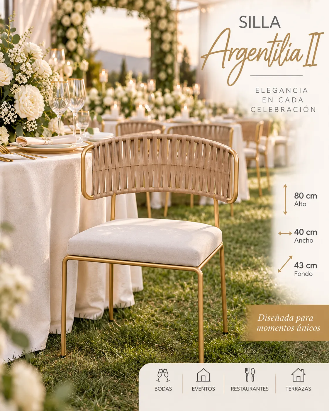 SILLA ARGENTILIA II - imagen 2